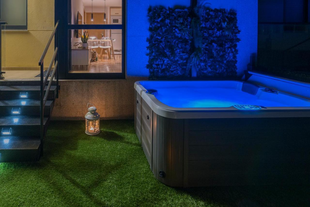 Apartamento Garden Fisterra - Jacuzzi, Jardín Privado y Vista Mar Exterior foto