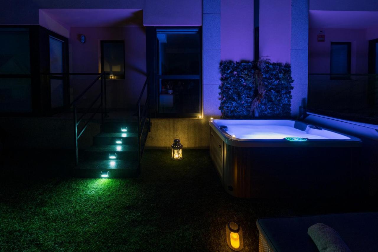 Apartamento Garden Fisterra - Jacuzzi, Jardín Privado y Vista Mar Exterior foto