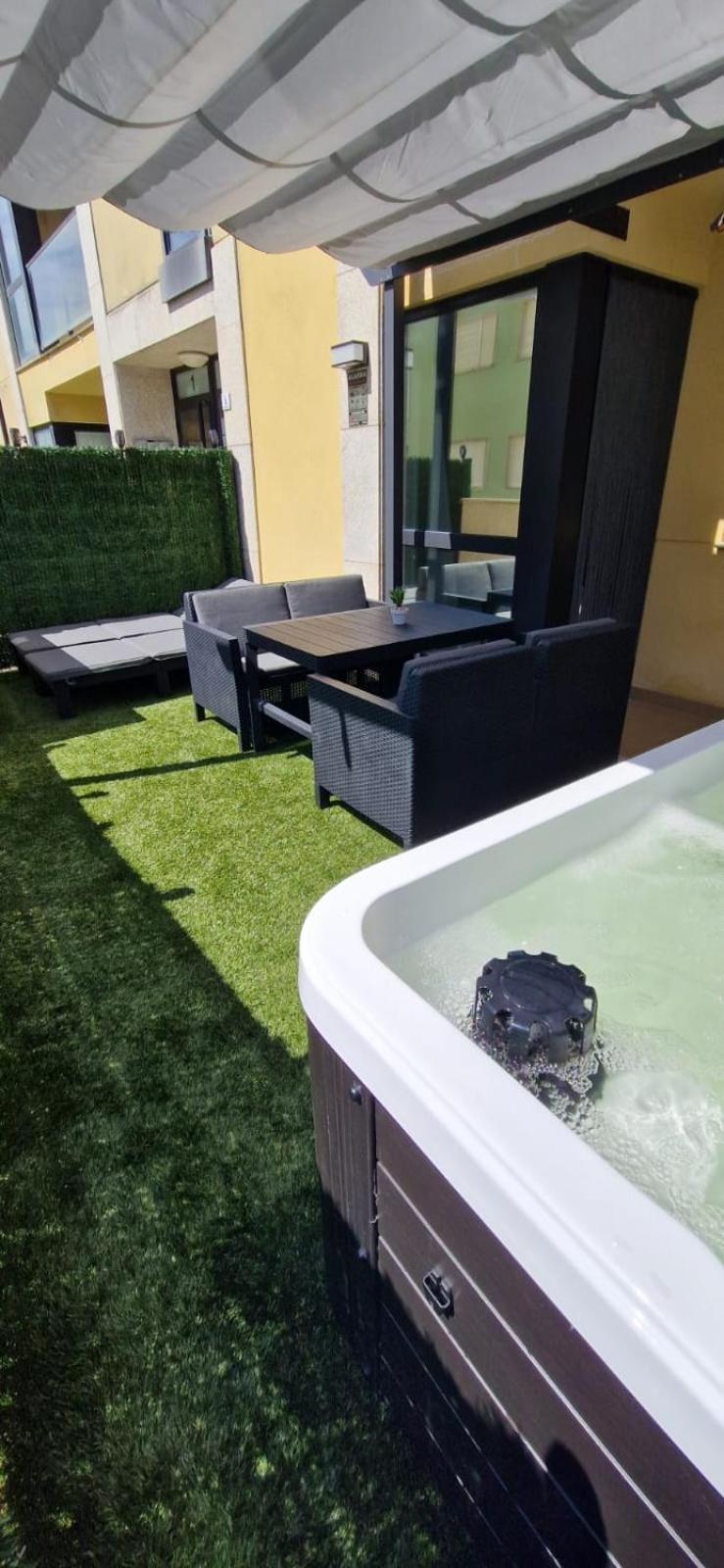 Apartamento Garden Fisterra - Jacuzzi, Jardín Privado y Vista Mar Exterior foto